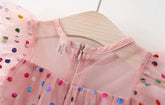 Girls Confetti Dress - Ivory.